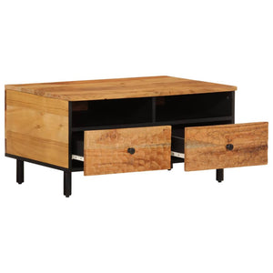 Couchtisch Akazie Massivholz 80x54 cm