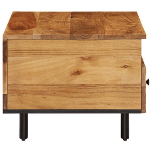 Couchtisch Akazie Massivholz 80x54 cm