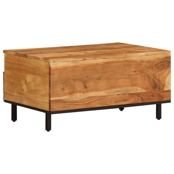 Couchtisch Akazie Massivholz 80x54 cm