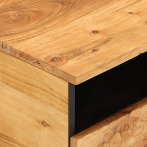 Couchtisch Akazie Massivholz 80x54 cm