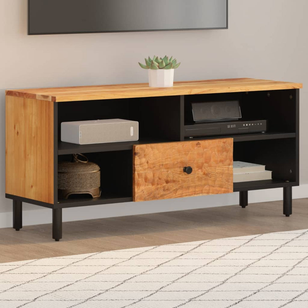 TV-Schrank Akazie Massivholz 100 cm