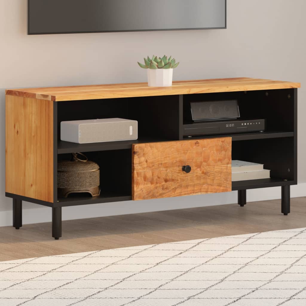 TV-Schrank Akazie Massivholz 100 cm