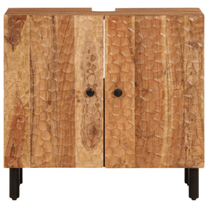 Waschbeckenunterschrank Akazie Massivholz 62 cm