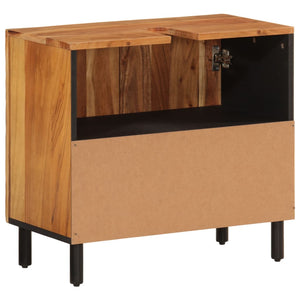 Waschbeckenunterschrank Akazie Massivholz 62 cm