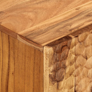 Waschbeckenunterschrank Akazie Massivholz 62 cm