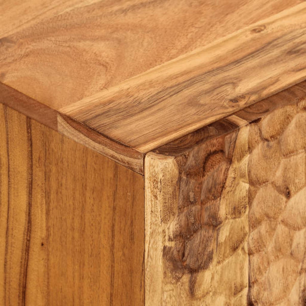 Waschbeckenunterschrank Akazie Massivholz 62 cm