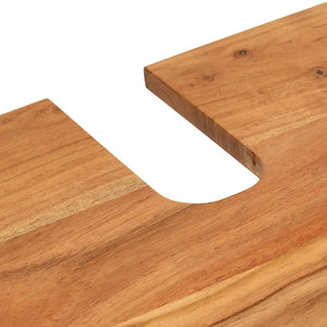 Waschbeckenunterschrank Akazie Massivholz 62 cm