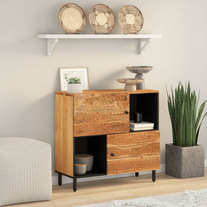 Akazie Beistellschrank 80x33x75 cm