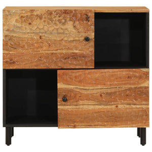 Akazie Beistellschrank 80x33x75 cm