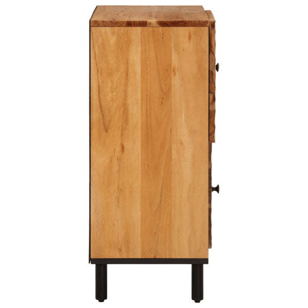 Akazie Beistellschrank 80x33x75 cm