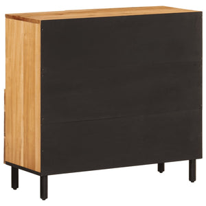Akazie Beistellschrank 80x33x75 cm