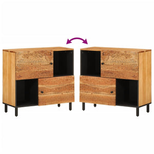 Akazie Beistellschrank 80x33x75 cm