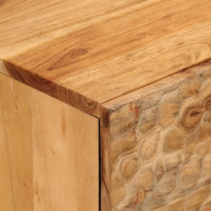 Akazie Beistellschrank 80x33x75 cm