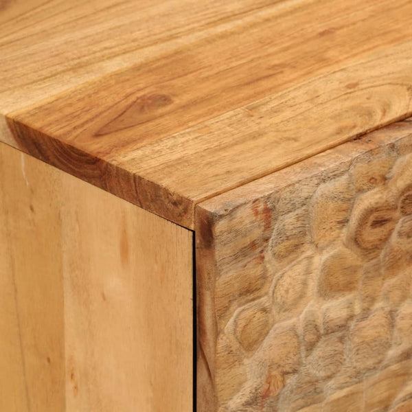 Akazie Beistellschrank 80x33x75 cm