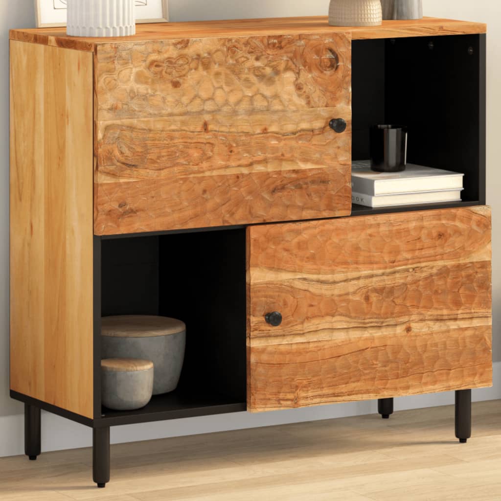 Akazie Beistellschrank 80x33x75 cm