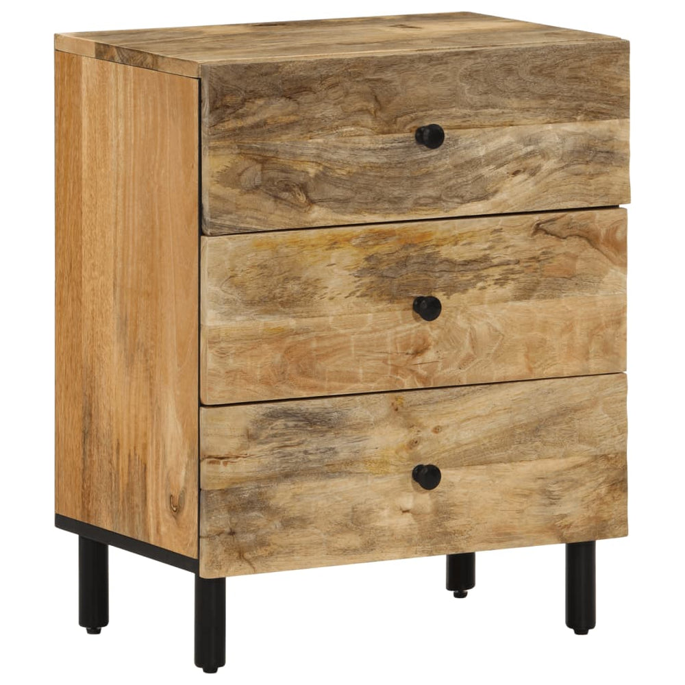 vidaXL Bedside Cabinet 50x33x60 cm Solid Mango Wood
