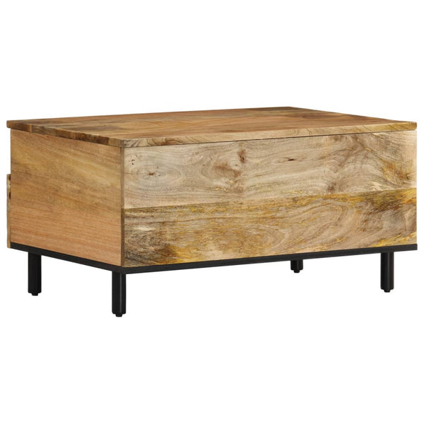 Couchtisch Mango Massivholz 80x54 cm
