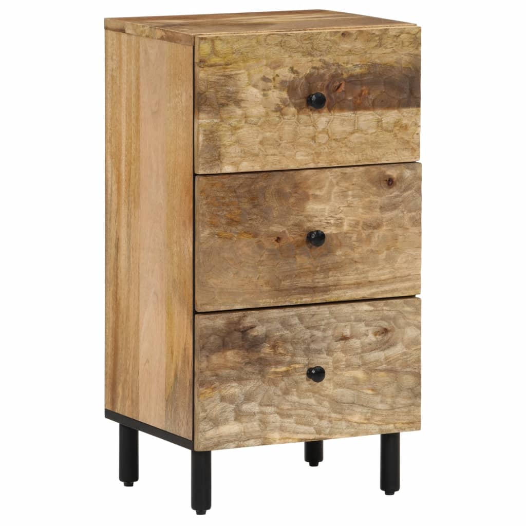 Mango Beistellschrank Massivholz 40x33x75 cm