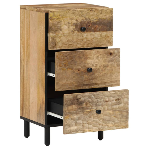 Mango Beistellschrank Massivholz 40x33x75 cm
