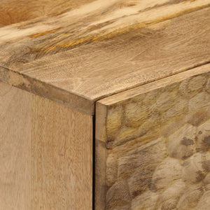 Mango Beistellschrank Massivholz 40x33x75 cm