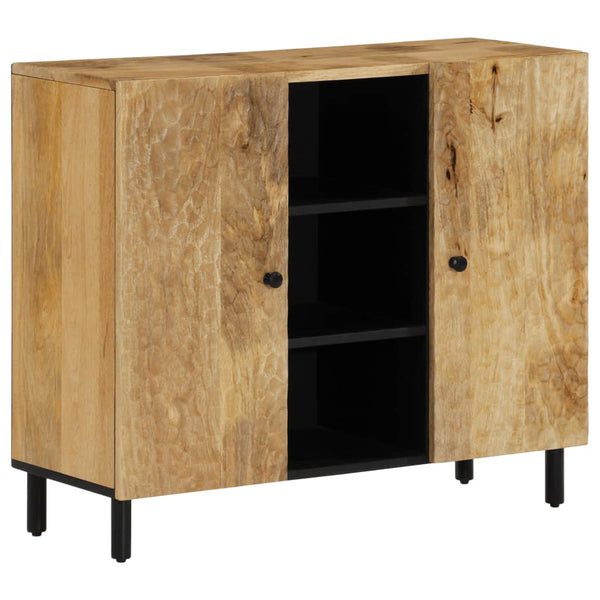 Beistellschrank Mango Massivholz 90 cm