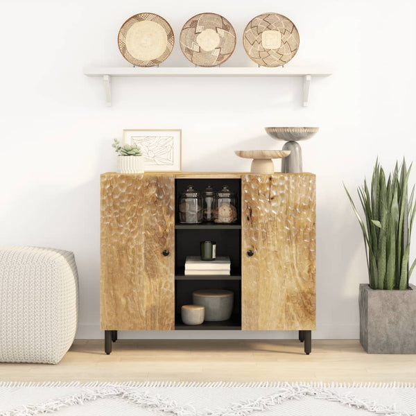 Beistellschrank Mango Massivholz 90 cm