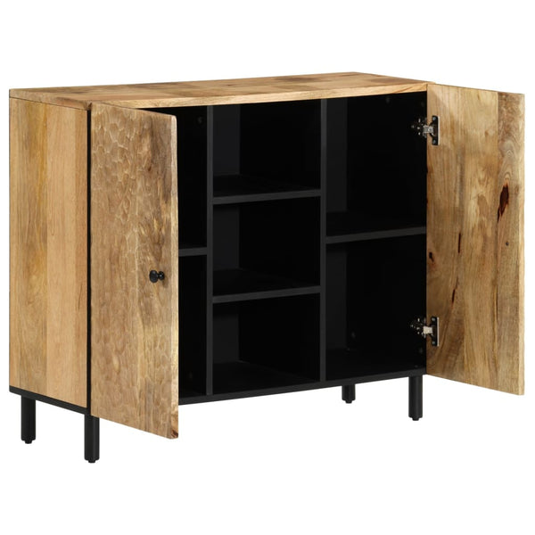 Beistellschrank Mango Massivholz 90 cm