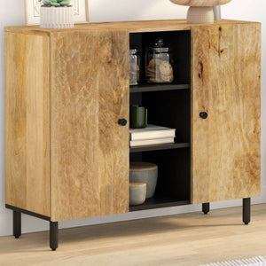 Beistellschrank Mango Massivholz 90 cm