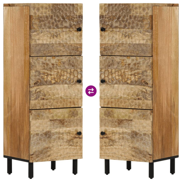 vidaXL Buffet haut 40x33x110 cm Bois de manguier massif