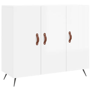 Sideboard Weiß Hochglanz 90 cm