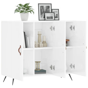 Sideboard Weiß Hochglanz 90 cm