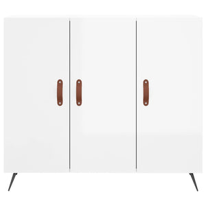 Sideboard Weiß Hochglanz 90 cm