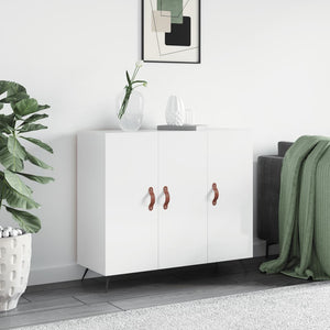 Sideboard Weiß Hochglanz 90 cm