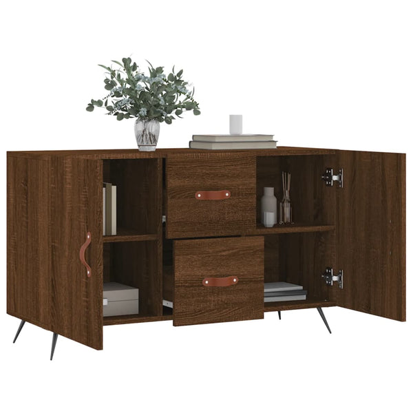 Sideboard Braun Eichenoptik 100 cm