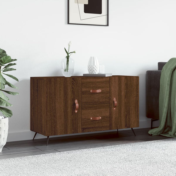 Sideboard Braun Eichenoptik 100 cm