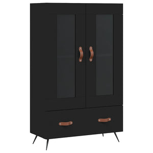 Schwarzes Highboard 69,5x31x115cm