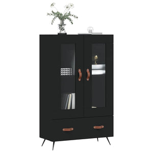 Schwarzes Highboard 69,5x31x115cm