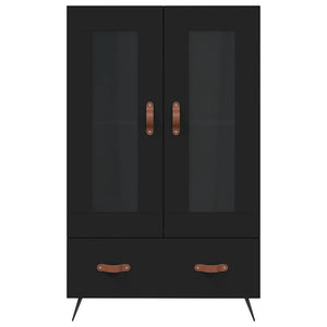 Schwarzes Highboard 69,5x31x115cm