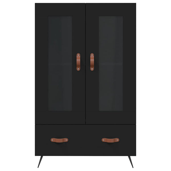 Schwarzes Highboard 69,5x31x115cm
