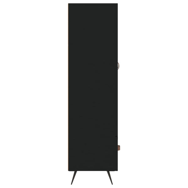 Schwarzes Highboard 69,5x31x115cm