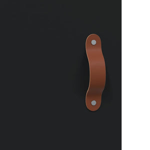 Schwarzes Highboard 69,5x31x115cm