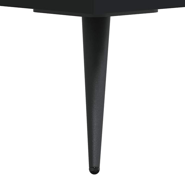 Schwarzes Highboard 69,5x31x115cm