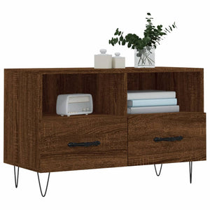 TV-Schrank Braun Eichen-Optik 80 cm