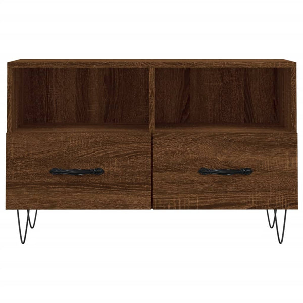 TV-Schrank Braun Eichen-Optik 80 cm