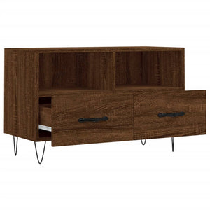 TV-Schrank Braun Eichen-Optik 80 cm