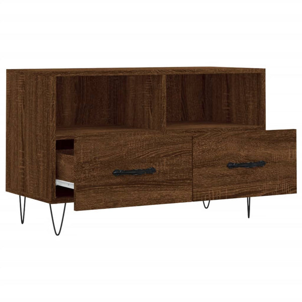 TV-Schrank Braun Eichen-Optik 80 cm