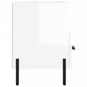 TV-Schrank Weiß Hochglanz 80x36x50 cm