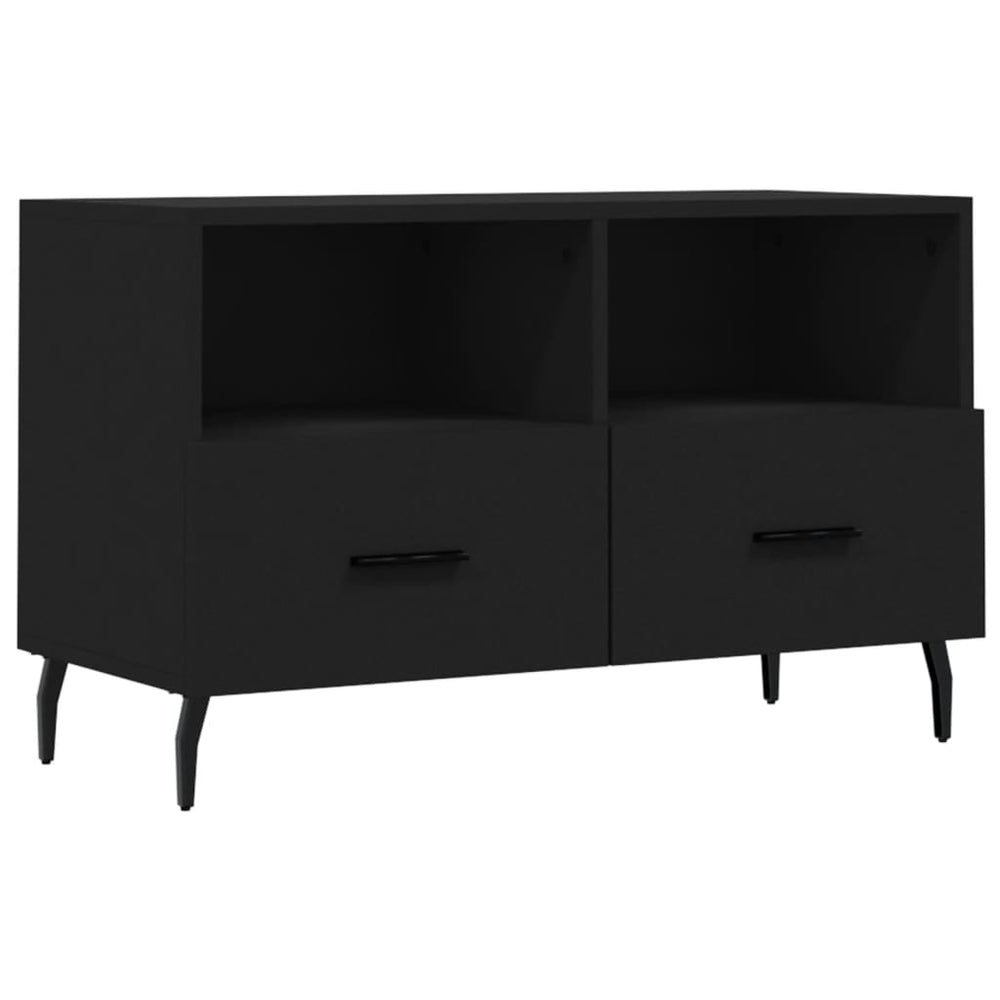 Schwarzer TV-Schrank 80 cm
