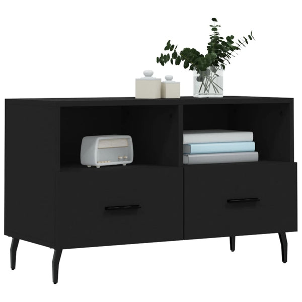 Schwarzer TV-Schrank 80 cm