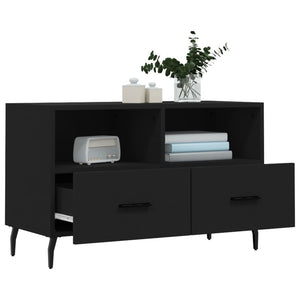 Schwarzer TV-Schrank 80 cm